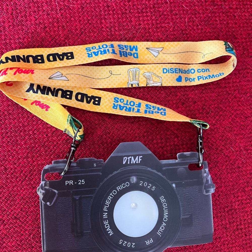 Bad Bunny - DTMF Lanyard and Camera